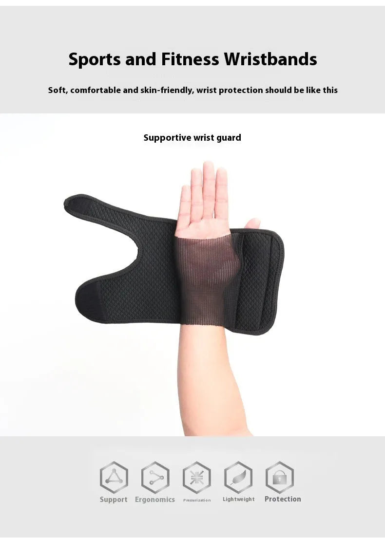 Men's joint tendon sheath support gloves made from grey neoprene and aluminium plywood.