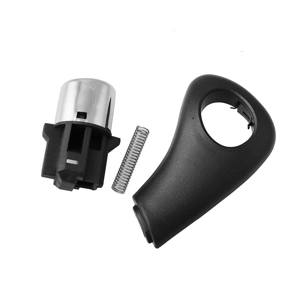 Black ABS plastic shift button replacement kit for Honda Accord 2003-2005 models with complete components