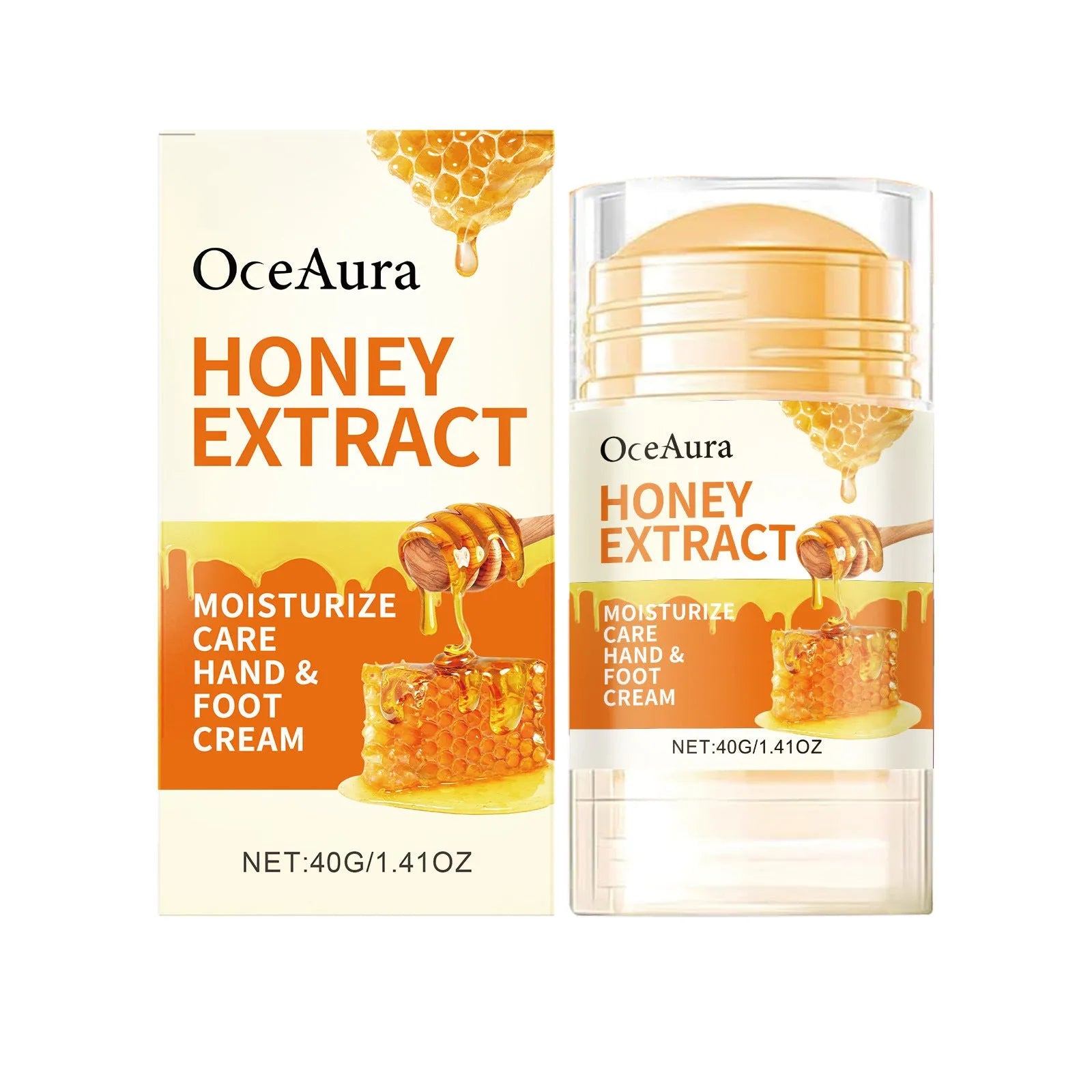 OCEAURA honey moisturising care stick 40g for heels elbows knees