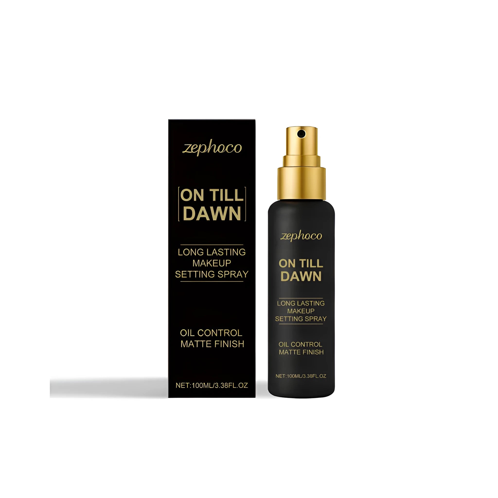 100ml bottle of long-lasting makeup setting and oil control spray