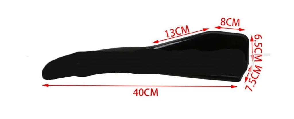 Car front and rear deflector kit for General Motors vehicles with 440mm ABS construction and screw fixation