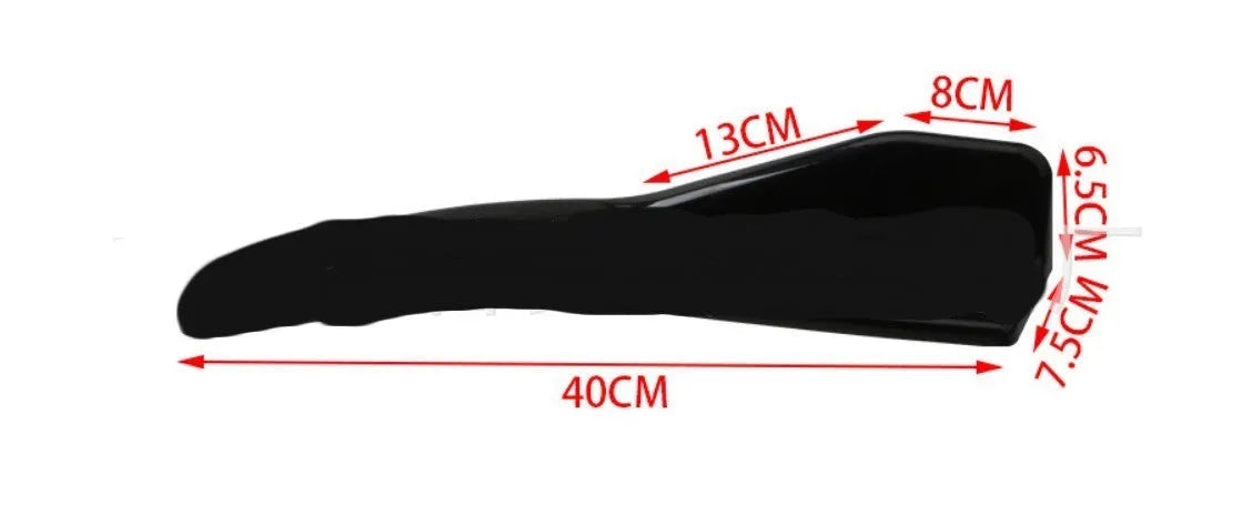 Car front and rear deflector kit for General Motors vehicles with 440mm ABS construction and screw fixation