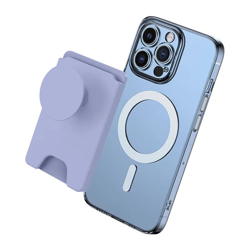 Minimalist magnetic phone holder for iPhone in five office-friendly colours