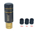 Roasted black gold blue aluminium alloy gear shift head for car modification