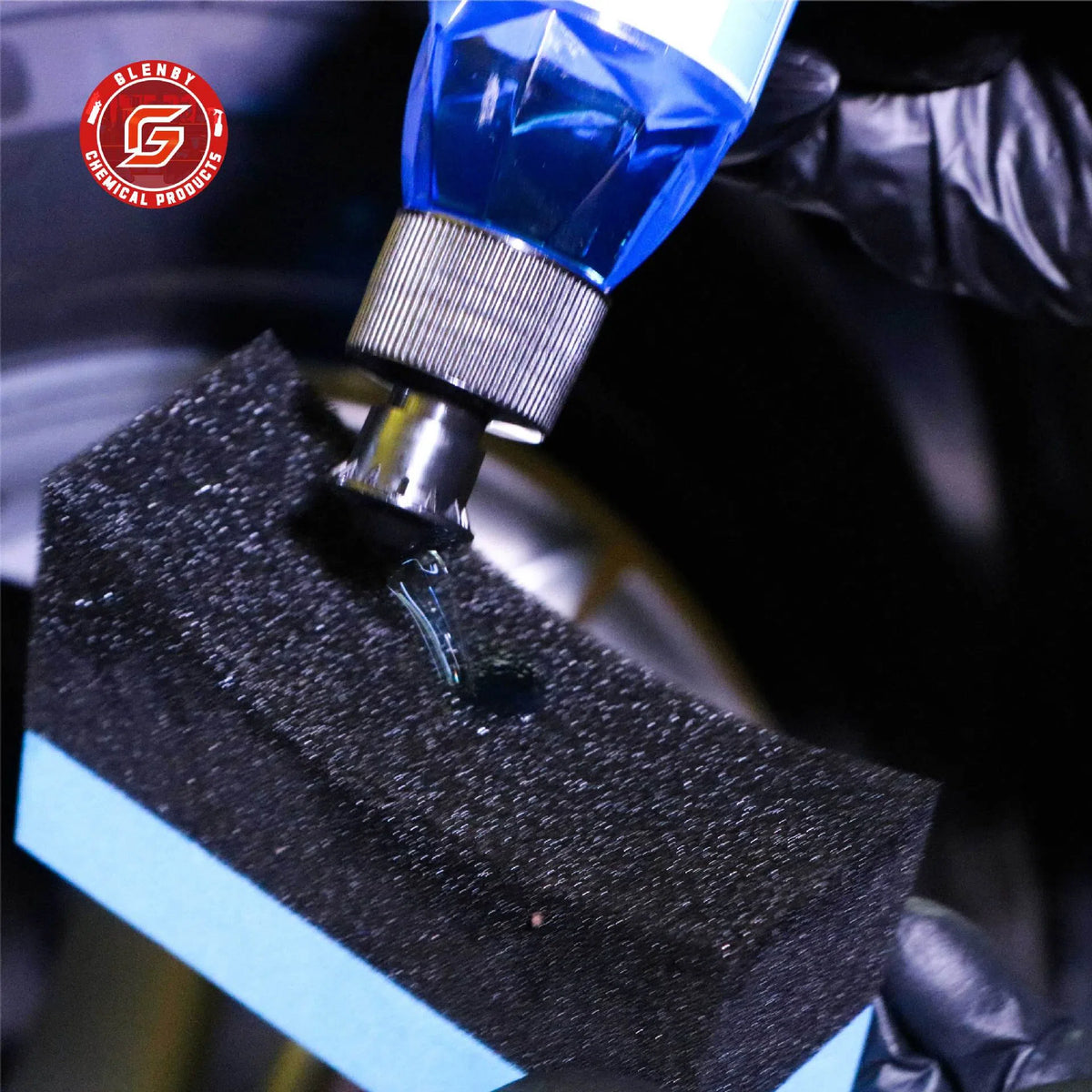 100ml blue car tyre coating agent for rubber renovation and protective wax tyre care