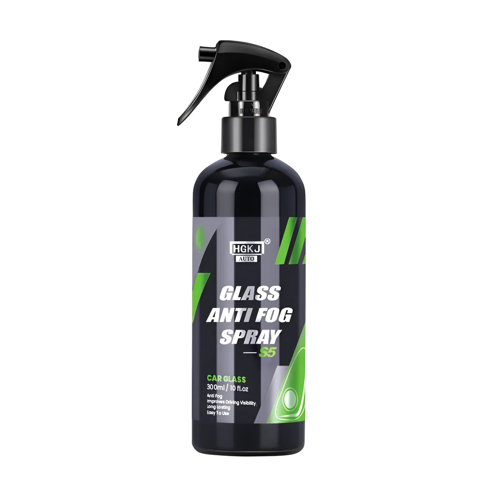 Car glass antifogging spray bottle in 50ml and 100ml sizes for windscreen and mirror demisting