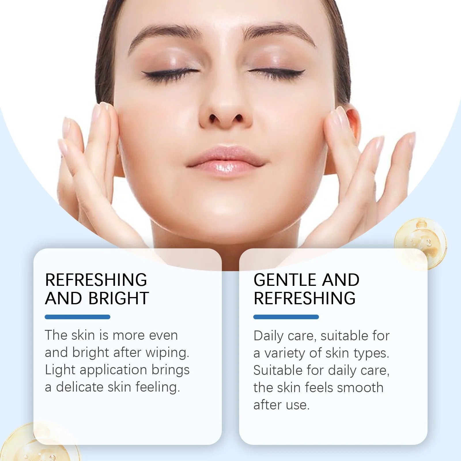 Pack of 60 pre-moistened glycolic acid and salicylate cotton exfoliating pads for skincare.
