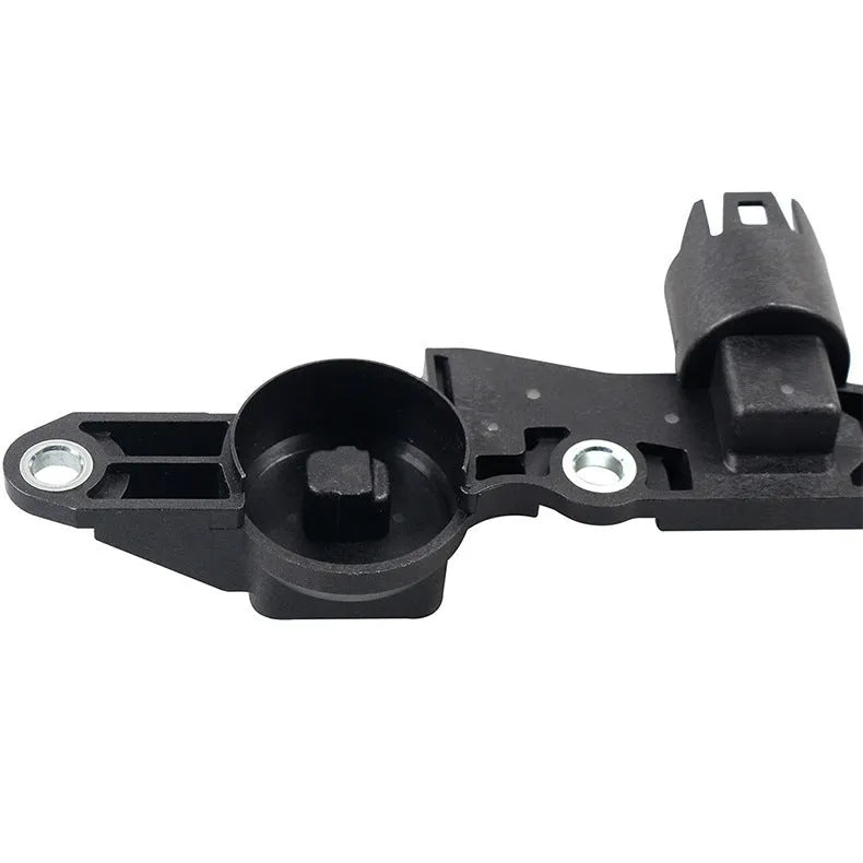 Black automotive crankshaft position sensor with eccentric shaft for BMW vehicles OE 11377506503