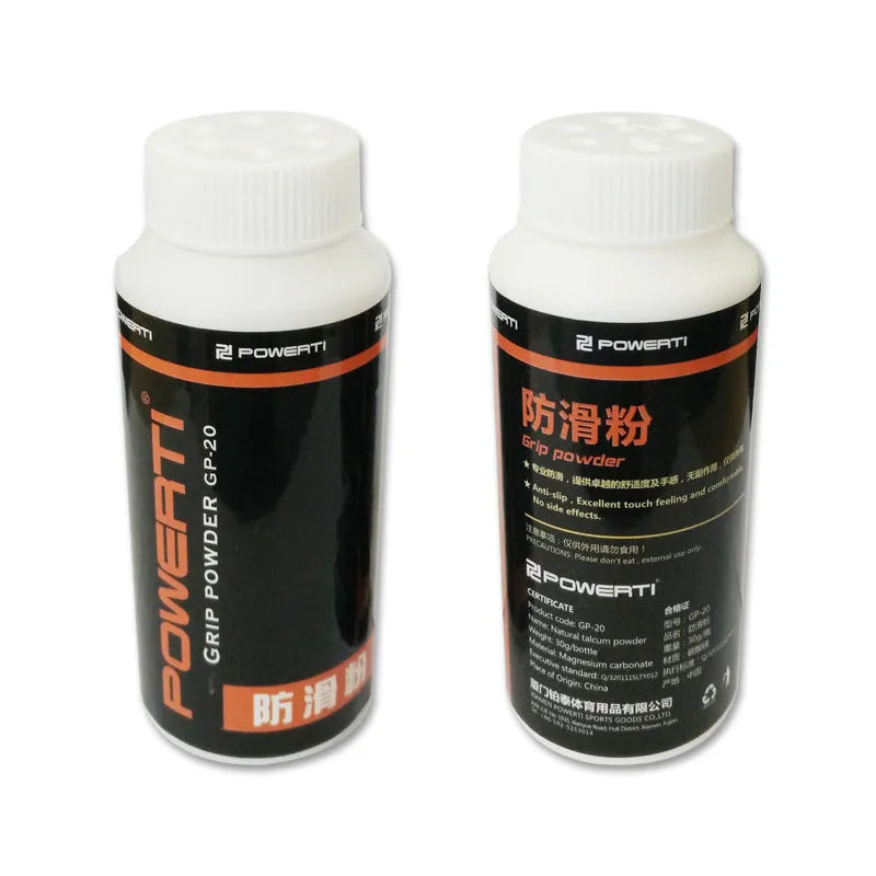 White magnesium carbonate anti-slip powder container for sports like badminton and tennis