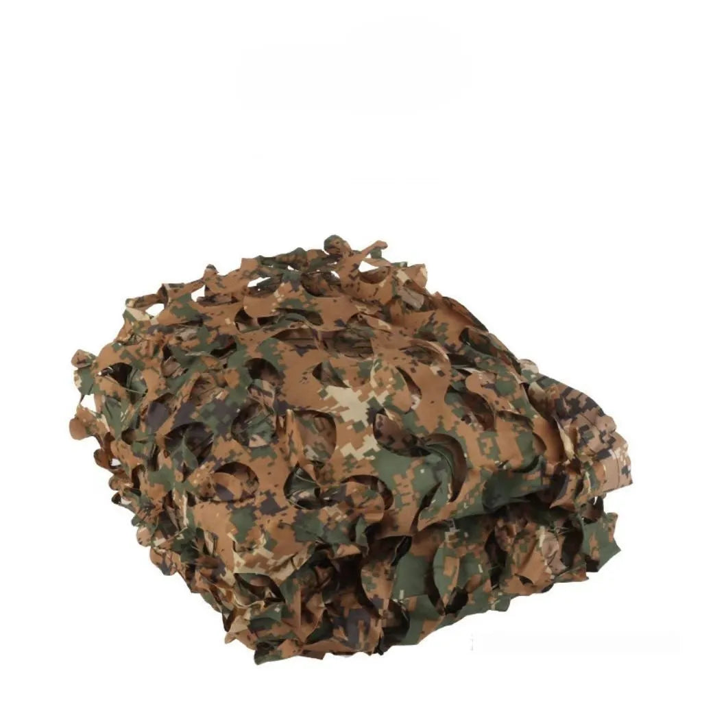 Green camp camouflage net cover with UV and infrared protection functions