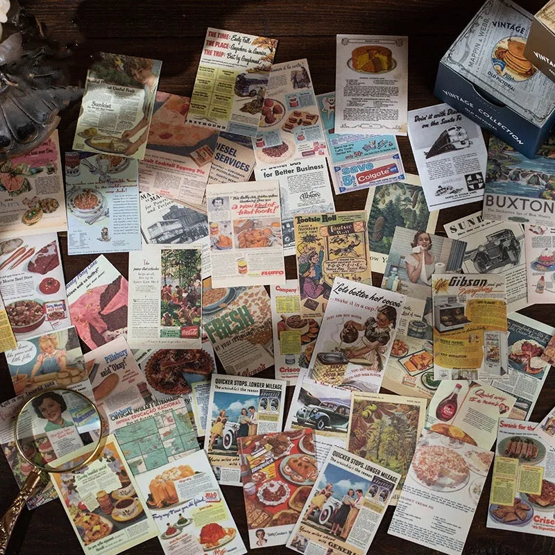 Box of 320 retro stickers in Secret Land design, 4cm by 6cm size, with four-colour printing on double gummed paper