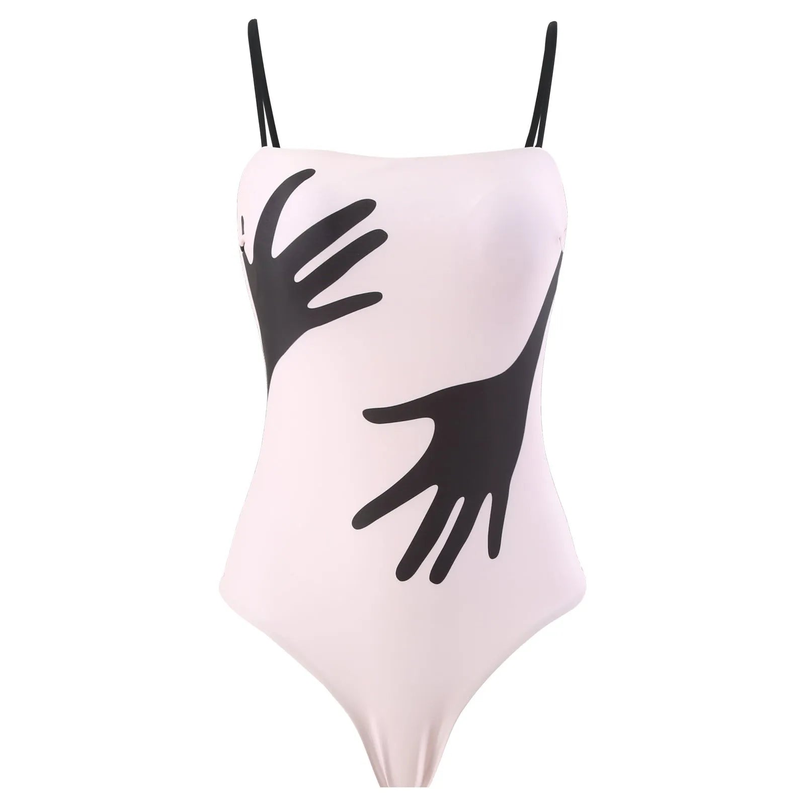 Women's one-piece bikini with detachable tulle skirt in polyester fabric, sizes S to XL