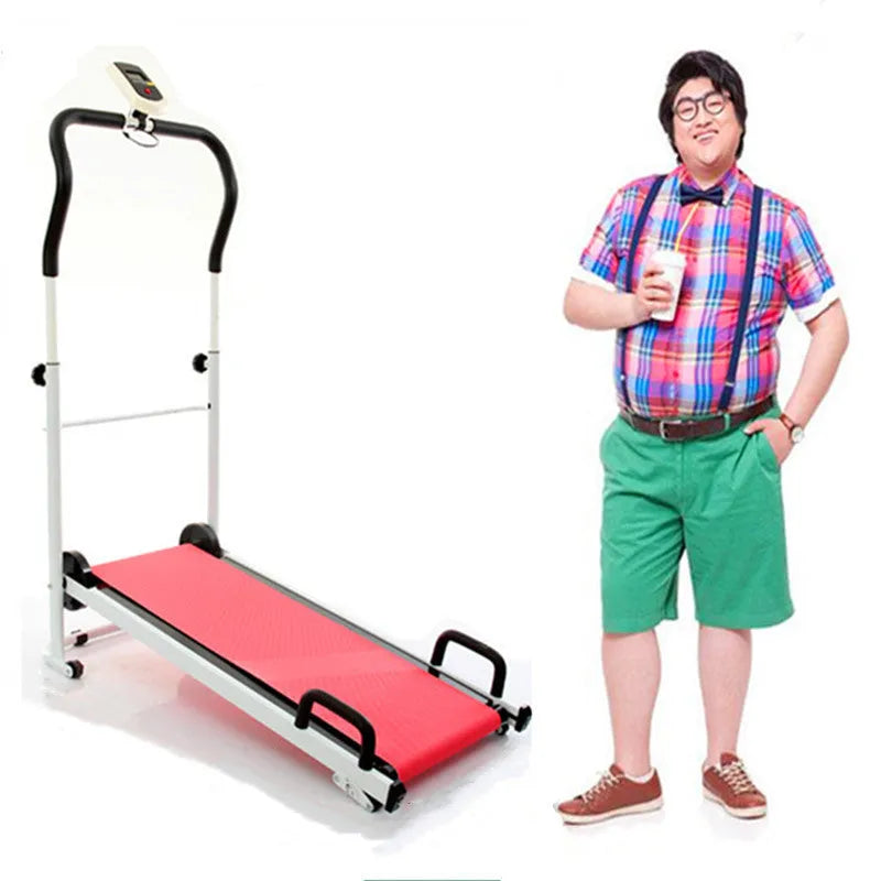 Foldable mechanical walking machine for home use, 88 x 45 x 108 cm, with console and contact heart rate test