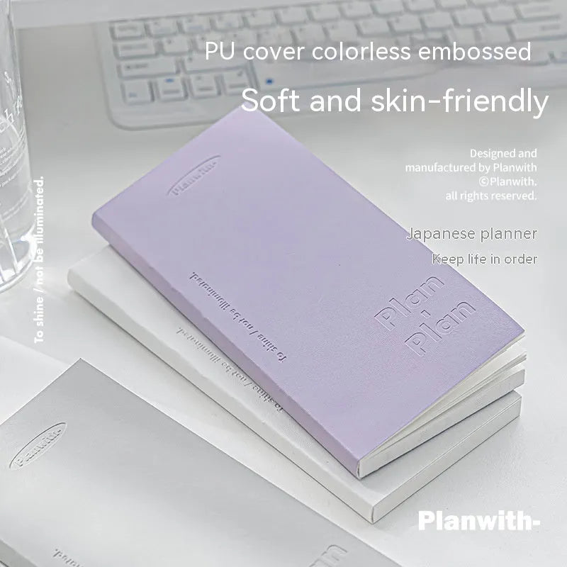Embossed simple visual meter book with 80 pages of 100g white cow paper, showing cover colour options