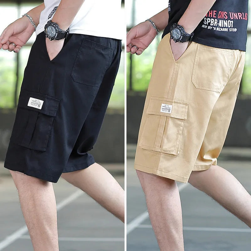 Men's loose casual trousers in chemical fibre blend fabric available in multiple colours and sizes
