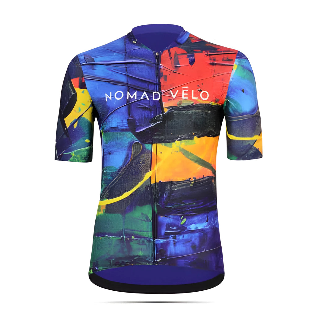 Men's camouflage print short sleeve T-shirt in loose fit milk silk polyester fabric
