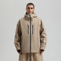 Men's loose zip ski suit jacket in polyester fibre, waterproof windproof, available in six colours and sizes S to XXL