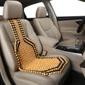 Universal car seat cushion for summer ventilation in beige or black colours