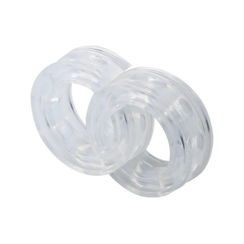 Transparent rubber shock absorber buffer for car spring modification