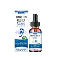 30ml bottle of tinnitus relief drops with herbal supplement liquid