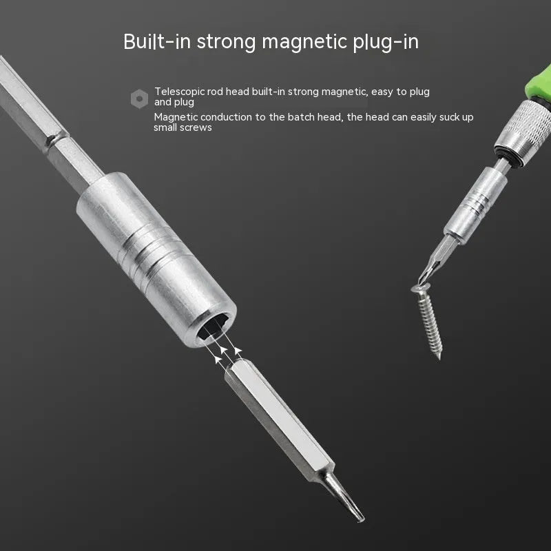 32-in-1 screwdriver set for mobile phone repair with bits organised in combination case