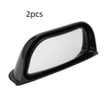 Universal wide-angle car mirror with 126mm width, ABS+ construction, black and white colour options