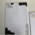 B5 sticky note pad with puppy dog design on PP plastic cover, showing assorted colour options.