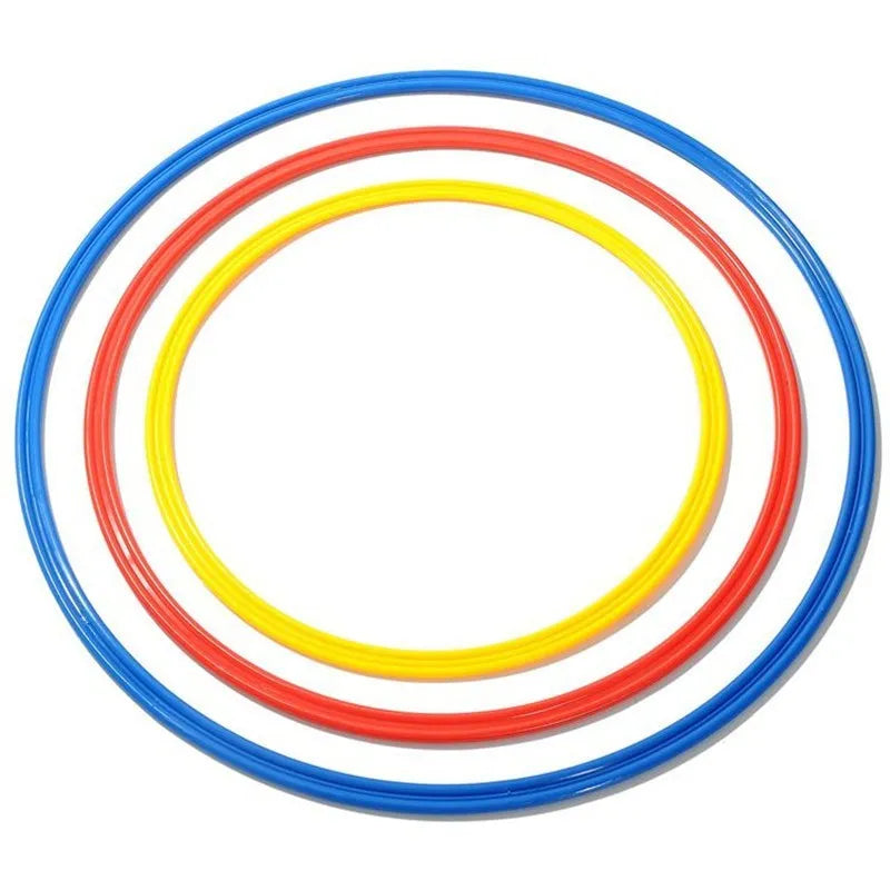 40cm red yellow blue PP agility training ring for football and ball sports