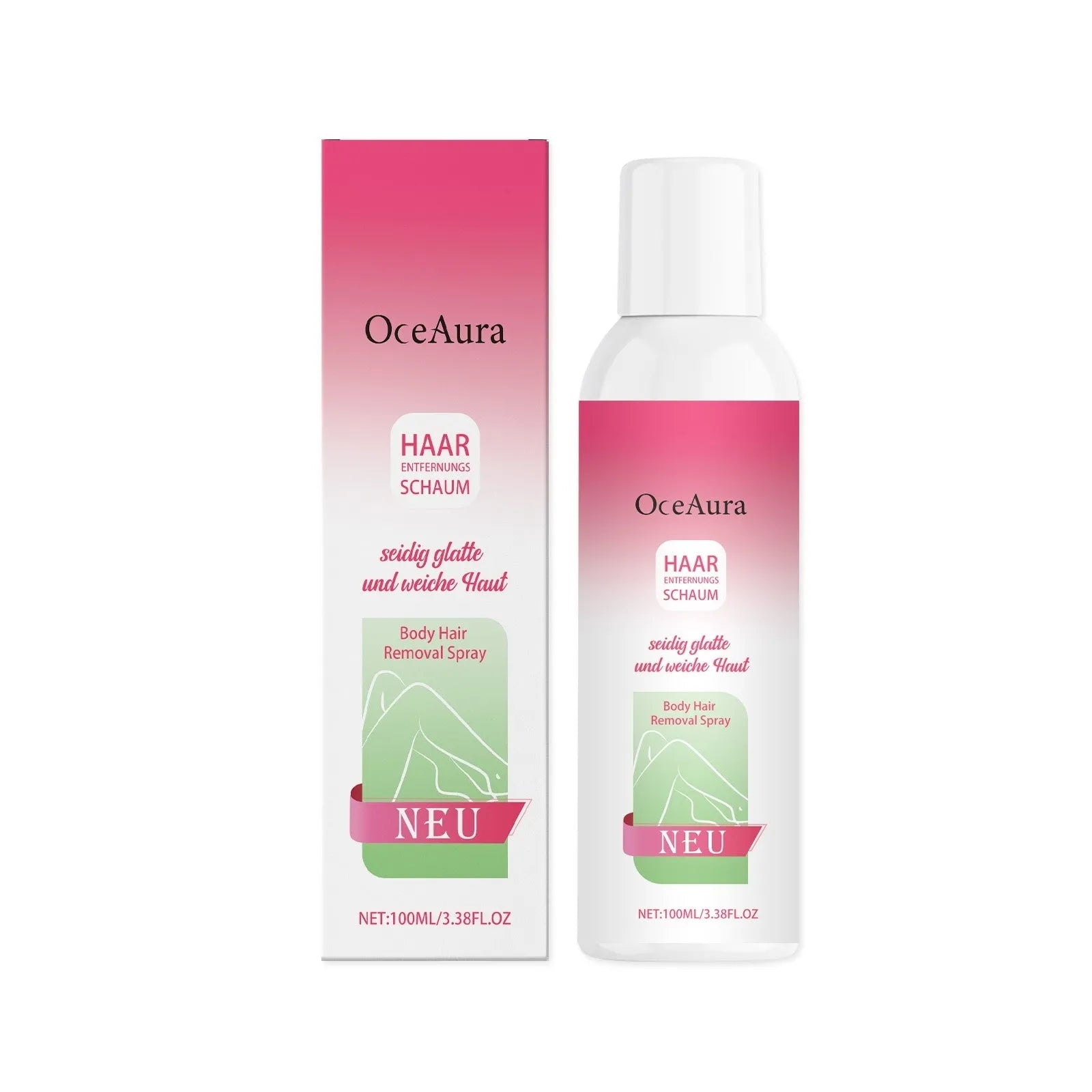 100ml body hair removal spray bottle with calcium thioacetate formula for effective hair removal