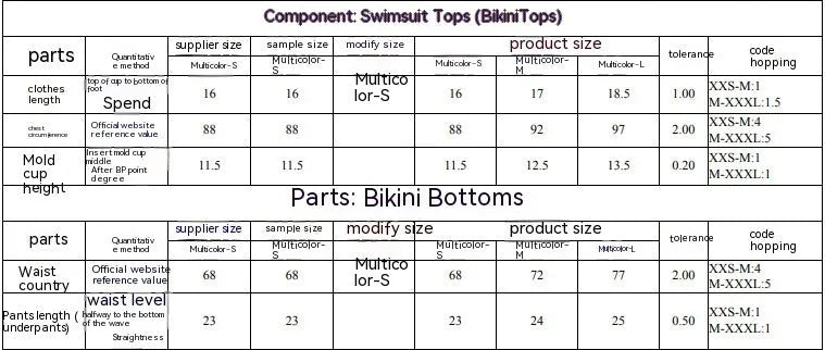 Women's separated swimwear tube top bikini set in printing colour with briefs, for swimming and wading sports