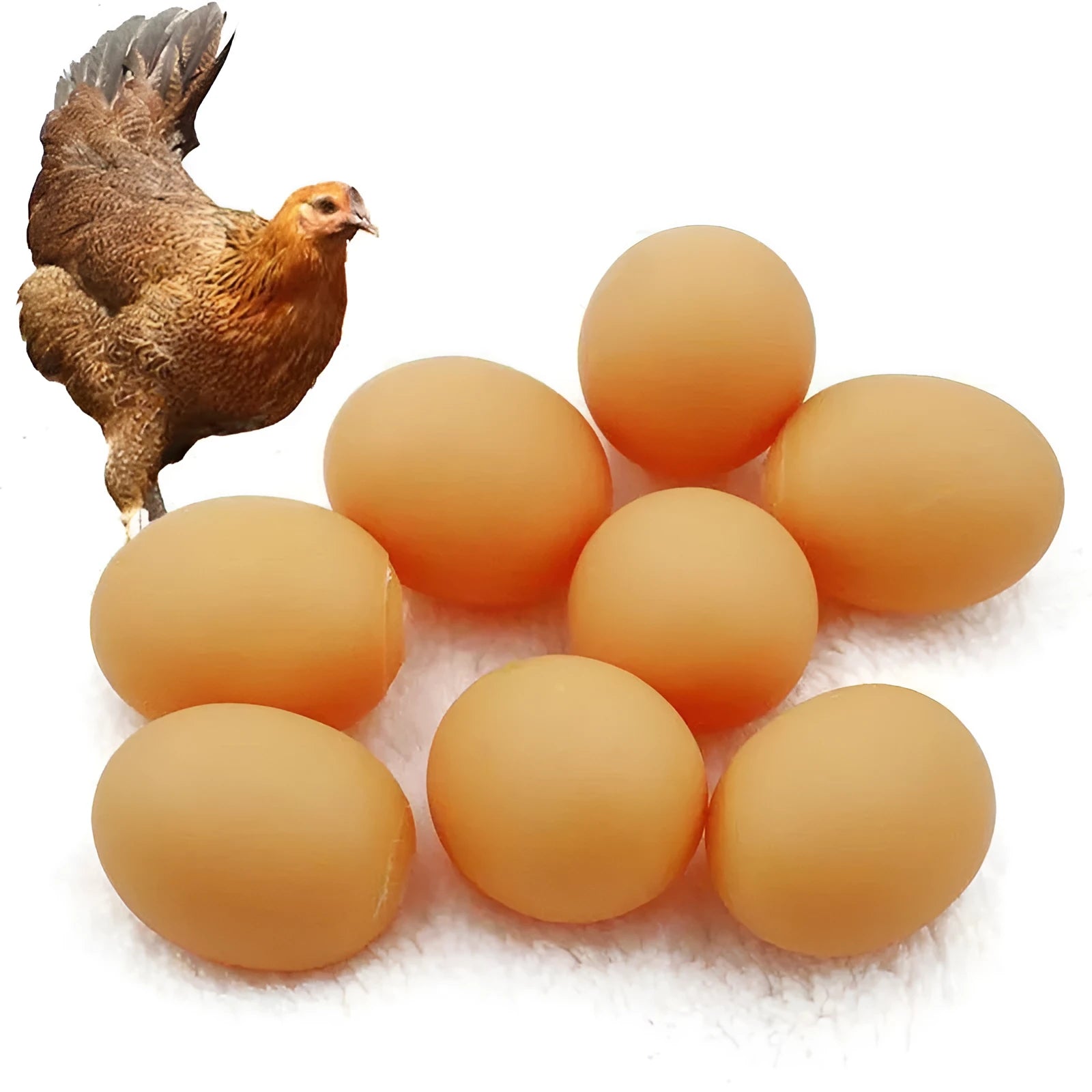 Simulation egg-shaped dog chew toy with squeaker sound for dental play