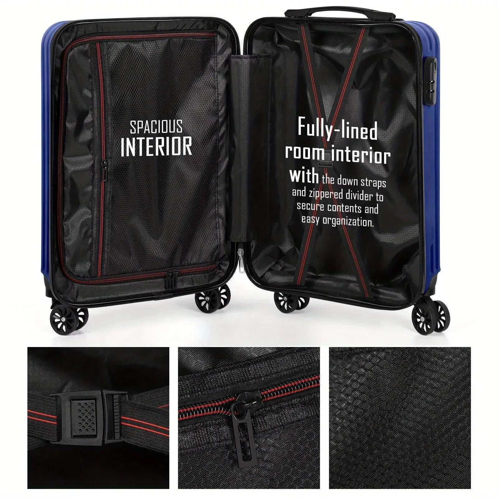 Aluminium alloy luggage and mini box travel set with two trunks in 14-inch and 20-inch sizes
