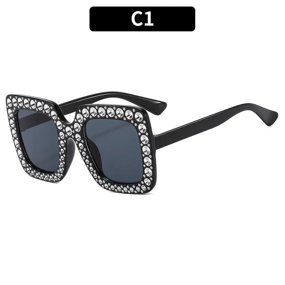 Plastic sunglasses storage case in black frame grey piece colour option for fashion eyewear protection