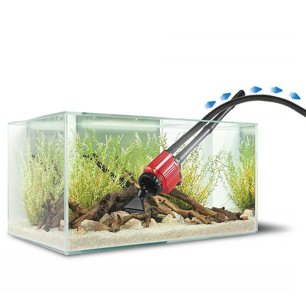 N28 automatic fish tank water changing machine with sand suction accessory