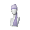 Wig net high elasticity oversleeve type mesh cap in various colours on a mannequin head