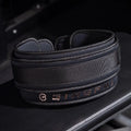 Abdominal exercising band with 10cm wide waist belt in Army Green colour, sized for lumbar support during weightlifting
