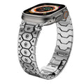 Stainless steel mesh watch strap for iPhone smartwatches in multiple colour options