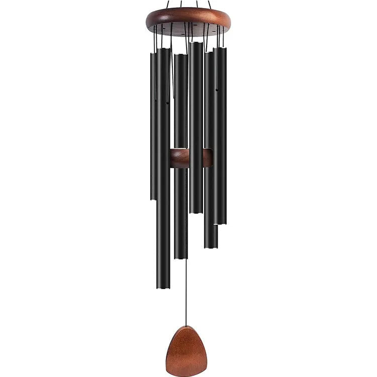 Retro-style metal wind pendant with rotating design in TL089 Clarinet colour.