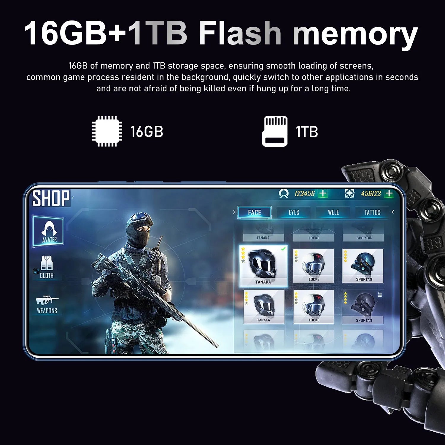 Portable Home Fashion GT10 Pro Android smartphone in Blue or Silver with straight plate design.