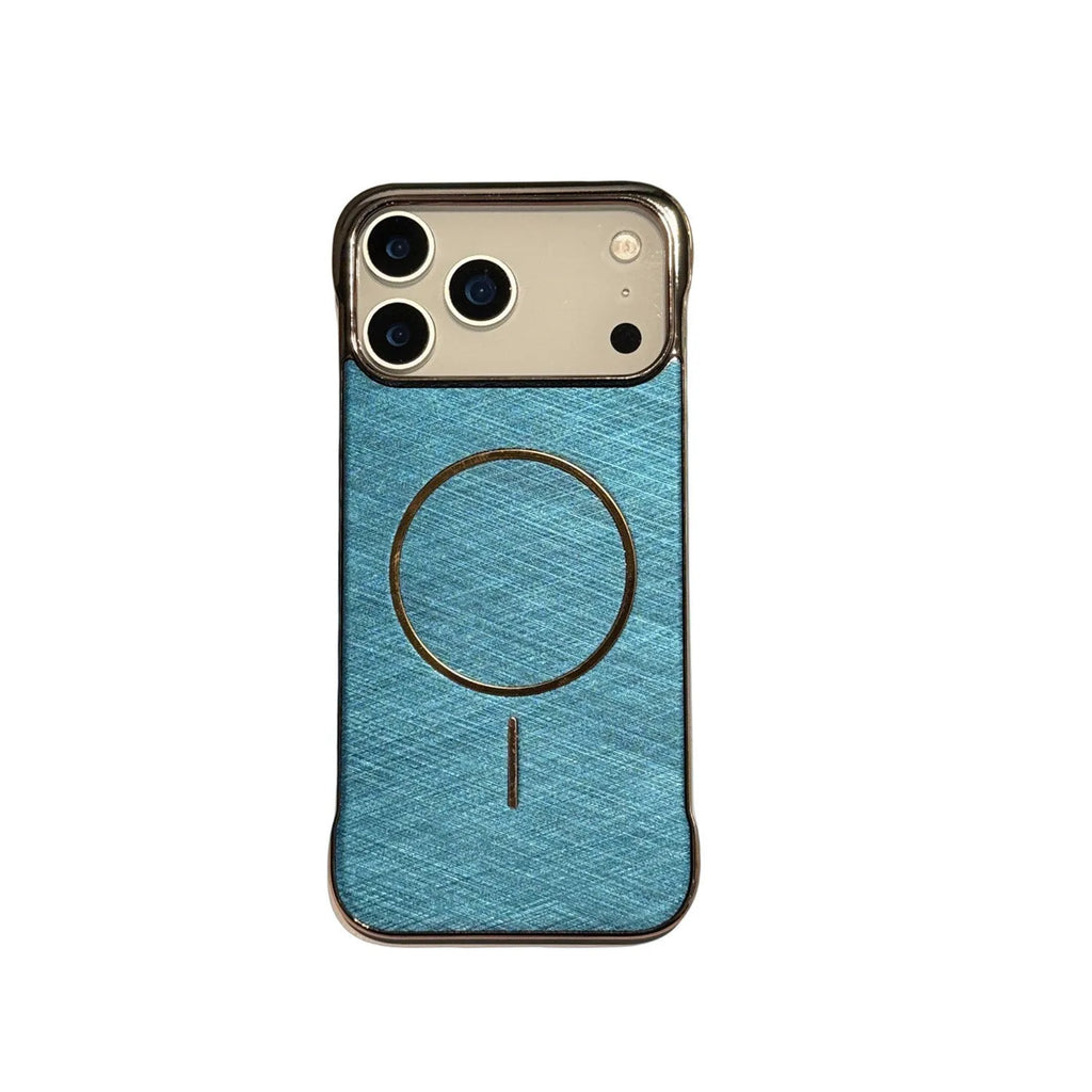 Electroplating frameless magnetic phone case for iPhone 17 in five colour options