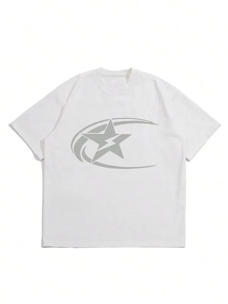 Men's casual short sleeve t-shirt in pure cotton with Japanese retro style, solid colour options, sizes XS to XXL