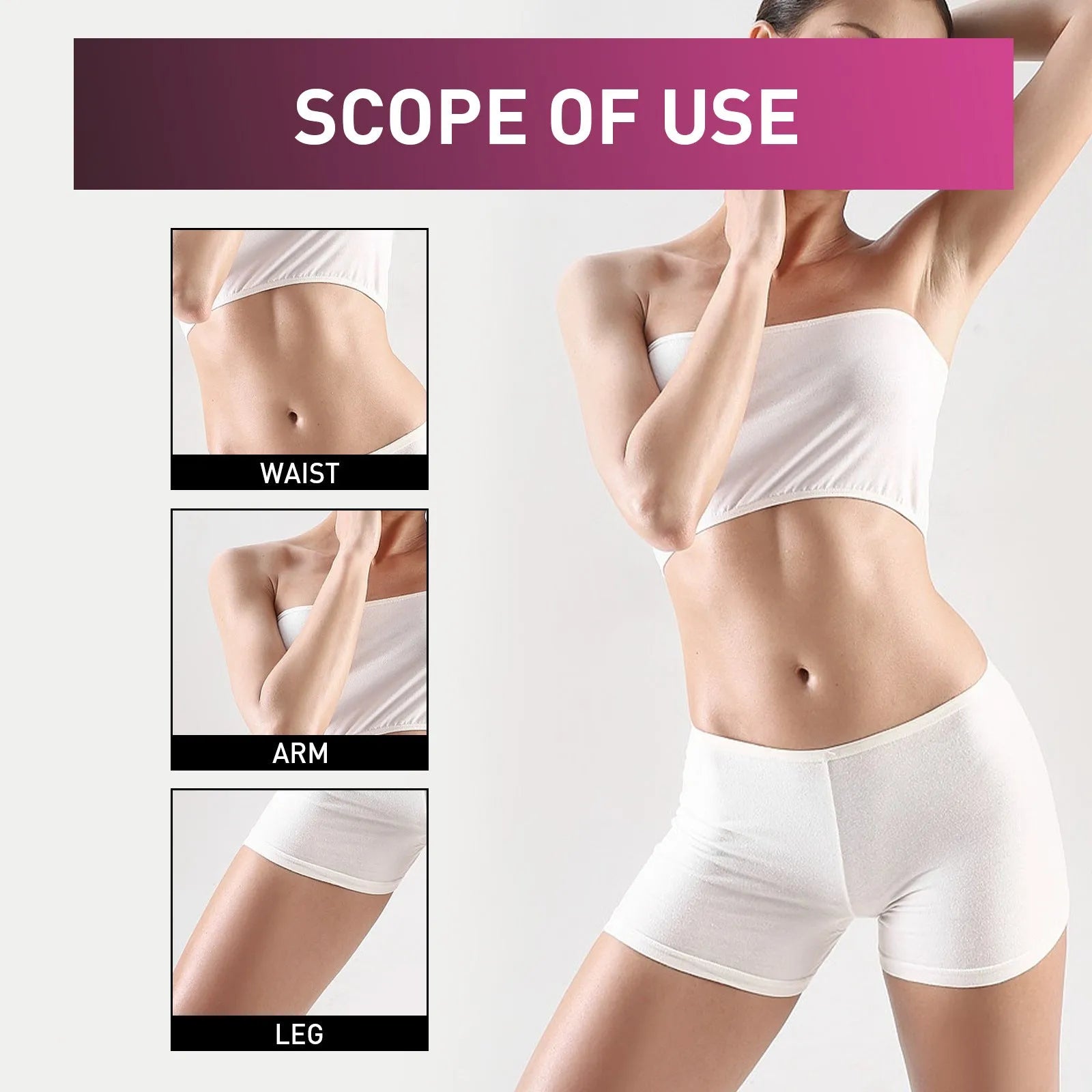 15g tube of body tightening cream with olive oil and hyaluronic acid for thigh slimming