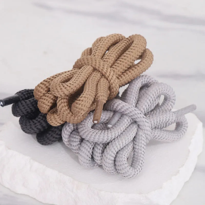 A pair of oval 1.0 cm wide shoelaces in various colours and lengths from 120cm to 160cm.