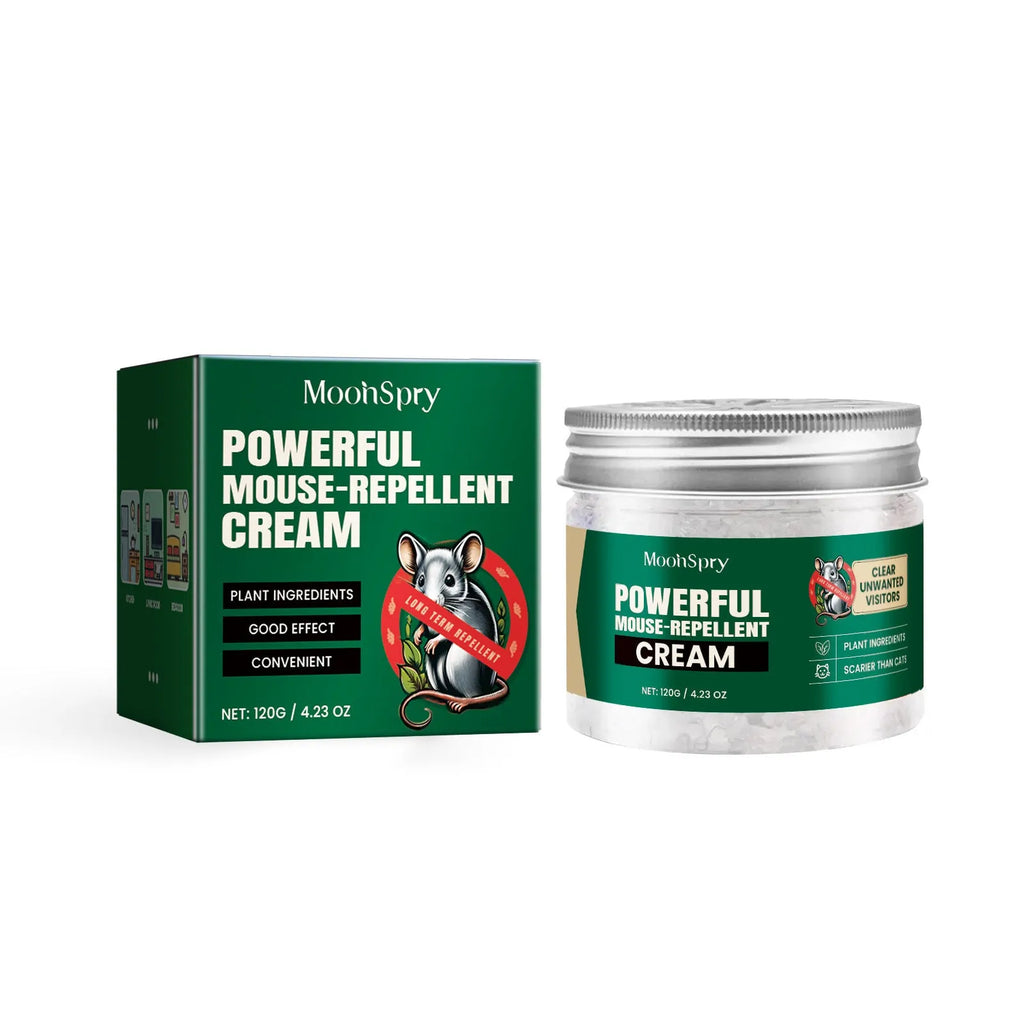 60ml bottle of natural rat repellent spray with essential oils for outdoor, home and car use.