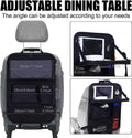 Black oxford cloth car seat back organiser bag with 42x30cm hanging storage pocket