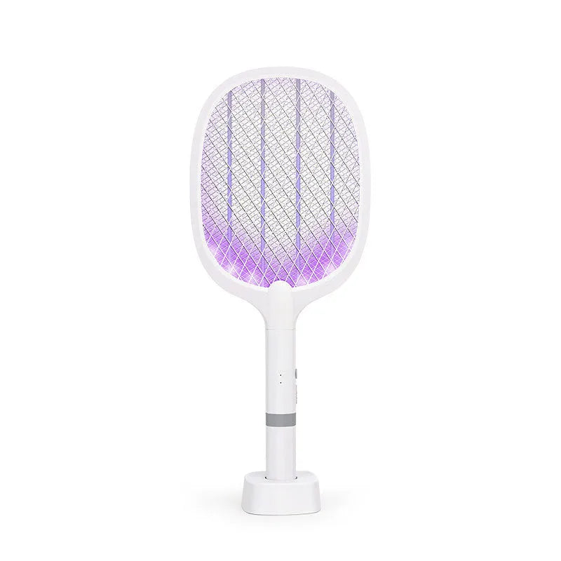 Rechargeable electric mosquito swatter with USB charging port and ABS plastic shell in 996 or 959 colour