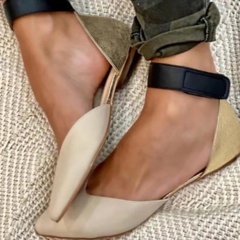 Women's velcro hollowed sandals with adjustable straps and multiple size options from 34 to 43