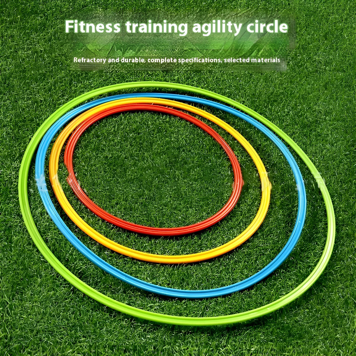 40cm red yellow blue PP agility training ring for football and ball sports