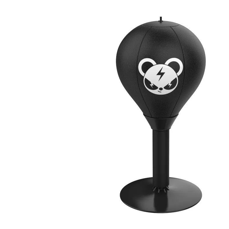 Tabletop boxing speed ball with 15cm inflatable ball on suction cup base for desk stress relief training