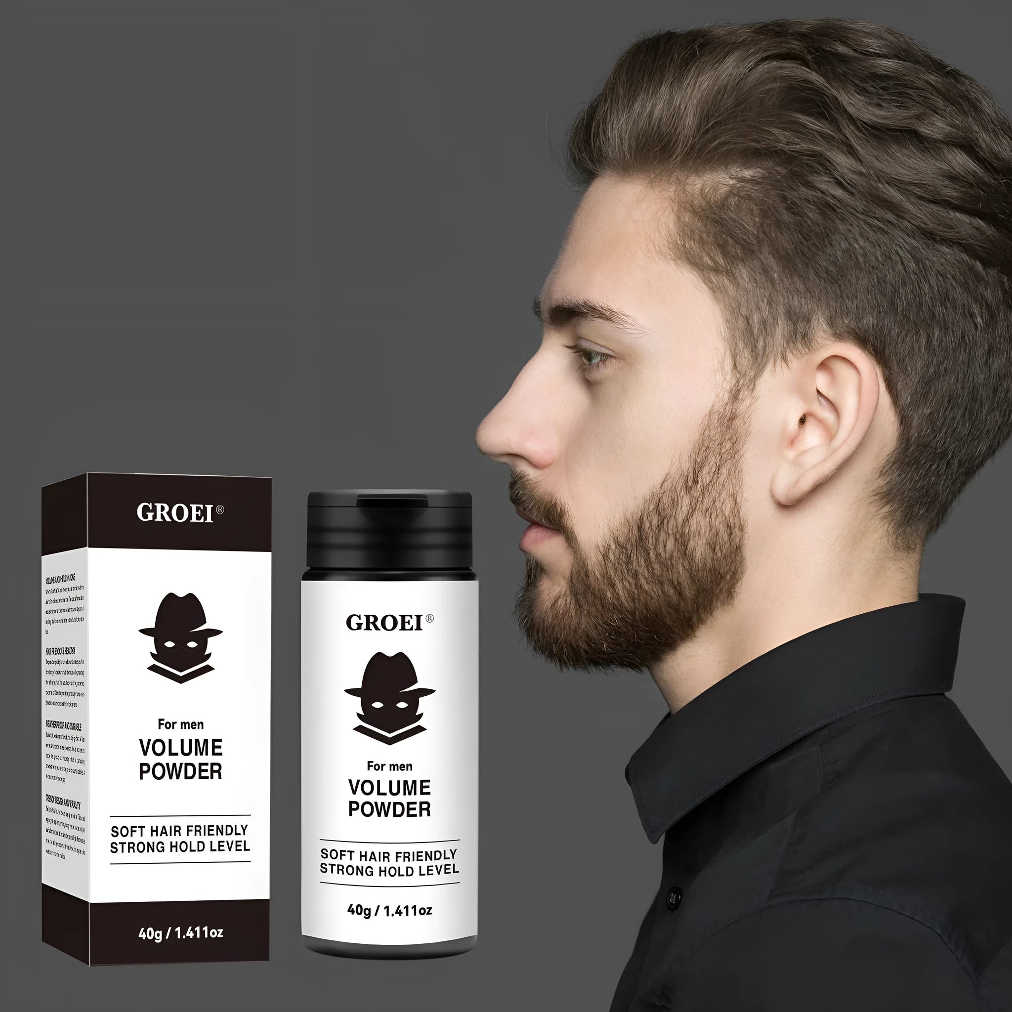 40g disposable hair styling powder for oil control and fluffy texture